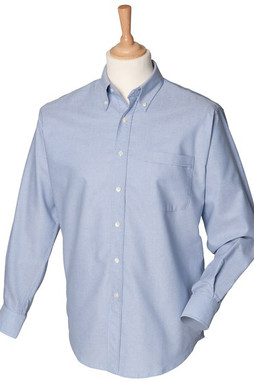 Henbury HB510 - Long sleeved classic Oxford shirt
