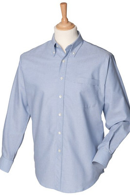 Henbury HB510 - Long sleeved classic Oxford shirt
