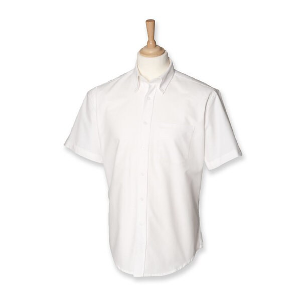 Henbury HB515 - Lyhythihainen klassinen Oxford-paita
