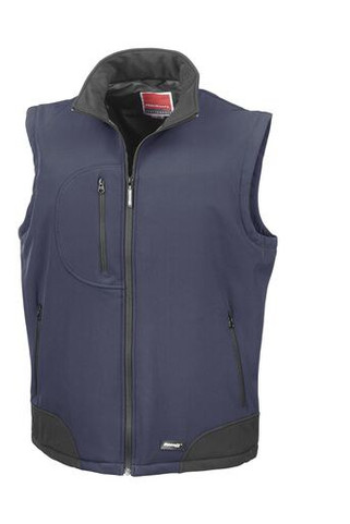 Result R123A - Wasserfeste Softshell-Weste mit Stretchkomfort