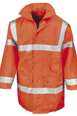 Result Safeguard RE18A - Eco-Friendly Reflective Safety Jacket with Hood