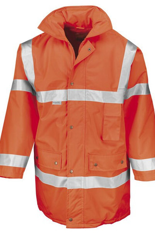 Result Safeguard RE18A - Eco-Friendly Reflective Safety Jacket with Hood