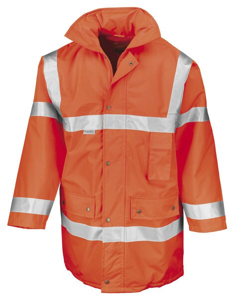 Result Safeguard RE18A - Eco-Friendly Reflective Safety Jacket with Hood