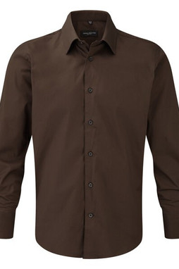 Russell Collection J946M -  Camicia a maniche lunghe aderente - EasyCare.