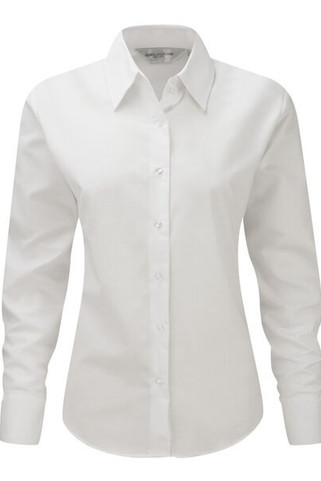 Russell Collection J932F - Womens long sleeve easycare Oxford shirt