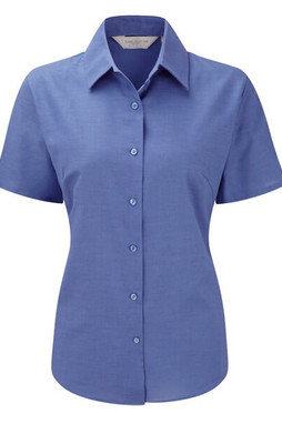 Russell Collection J933F - Womens short sleeve Oxford shirt