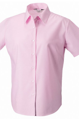 Russell Collection J933F - Women's short sleeve Oxford shirt