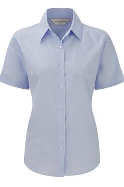 Russell J933F - Womens short sleeve Oxford shirt
