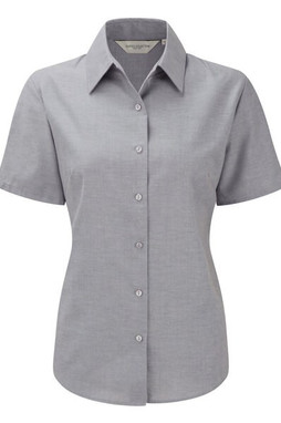 Russell Collection J933F - DONNA Camicia Oxford a manica corta