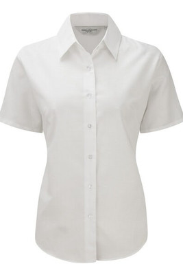 Russell Collection J933F - Women's short sleeve Oxford shirt