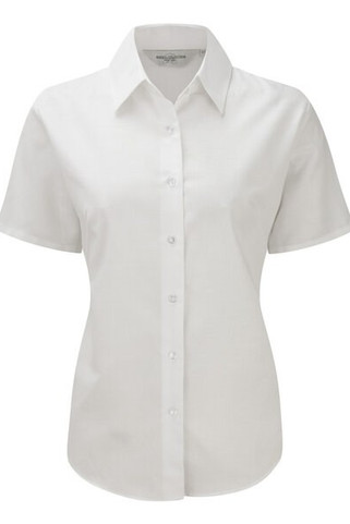 Russell Collection J933F - Womens short sleeve Oxford shirt