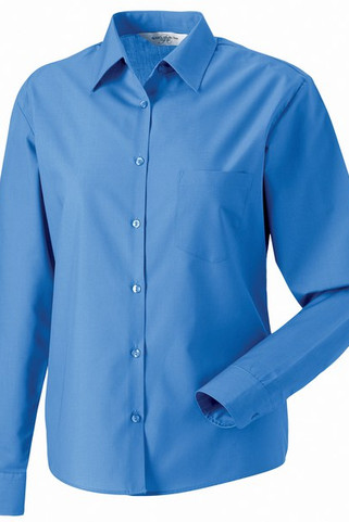 Russell Collection J934F - Womens long sleeve polycotton easycare poplin shirt