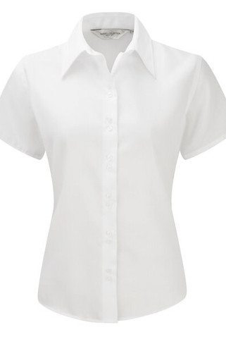Russell Collection J957F - Womens short sleeve ultimate non-iron shirt