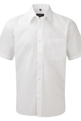 Russell J935M - Camisa de manga curta em polialgodão - easycare