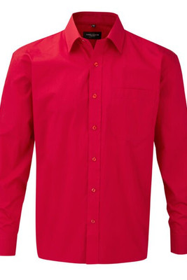 Russell Collection J936M - Chemise Élégante en Coton Facile d'Entretien