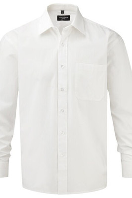 Russell Collection J936M - Chemise Élégante en Coton Facile d'Entretien