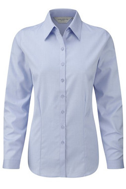 Russell Collection J962F - Chemise femme manches longues à chevrons