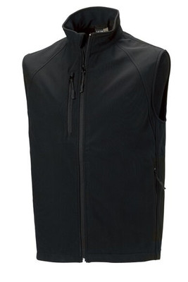 Russell J141M - Kolmikerroksinen Softshell Liivi Ulkoiluun