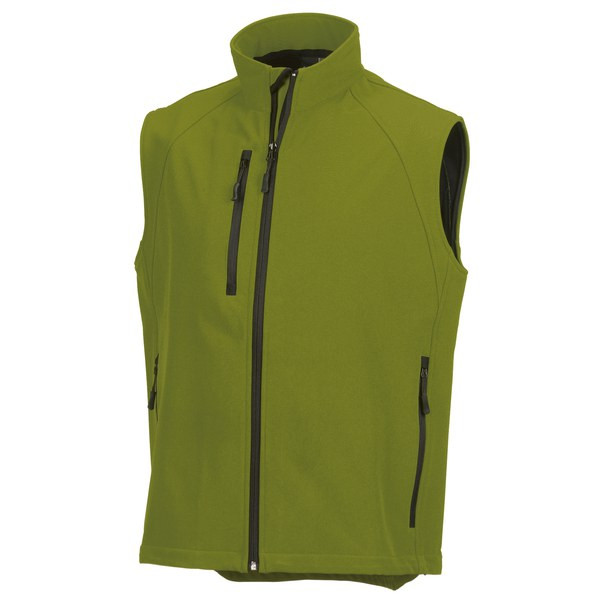 Russell J141M - Kolmikerroksinen Softshell Liivi Ulkoiluun