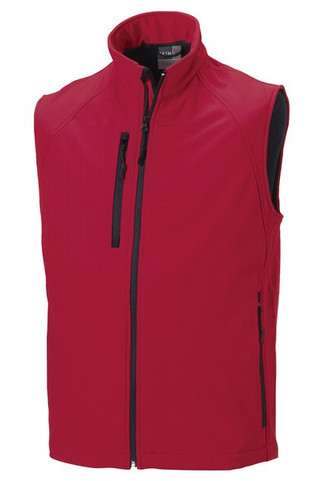 Russell J141M - Vestă softshell rezistentă la apă cu căptușeală respirabilă