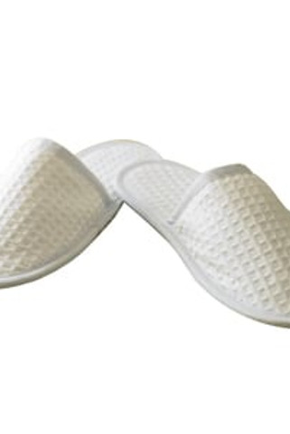 Towel City TC066 - Waffle mule slippers
