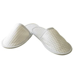 Towel City TC066 - Waffle mule slippers