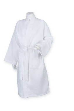 Towel City TC086 - Luxurious Kimono Style Waffle Weave Bathrobe