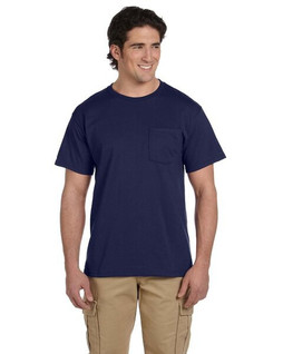 Jerzees 29P - T-shirt Résistant avec Poche et Col Renforcé