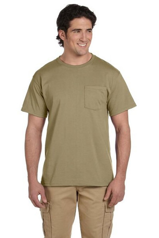 Jerzees 29P - 5.6 oz., 50/50 Heavyweight Blend™ Pocket T-Shirt