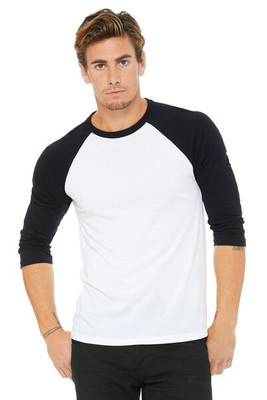 Bella+Canvas 3200 - Unisex 3/4-Sleeve Baseball T-Shirt
