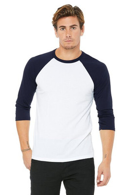 Bella+Canvas 3200 - Unisex 3/4-Sleeve Baseball T-Shirt