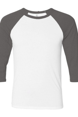 Bella+Canvas 3200 - Unisex 3/4-Sleeve Baseball T-Shirt