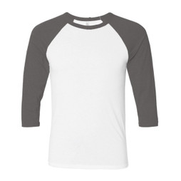 Bella+Canvas 3200 - T-shirt de baseball unisexe à manches 3/4
