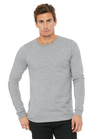 Bella+Canvas 3501 - T-shirt à manches longues en jersey pour hommes