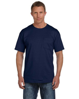 Fruit of the Loom 3931P - 5 oz., 100% Cotton HD Pocket TEE