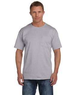 Fruit of the Loom 3931P - 5 oz., 100% Cotton HD Pocket TEE