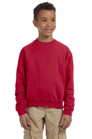 Jerzees 562B - Youth 8 oz., 50/50 NuBlend® Fleece Crew