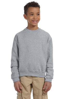 Jerzees 562B - Youth 8 oz., 50/50 NuBlend® Fleece Crew