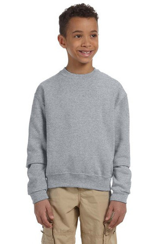 Jerzees 562B - Youth 8 oz., 50/50 NuBlend® Fleece Crew