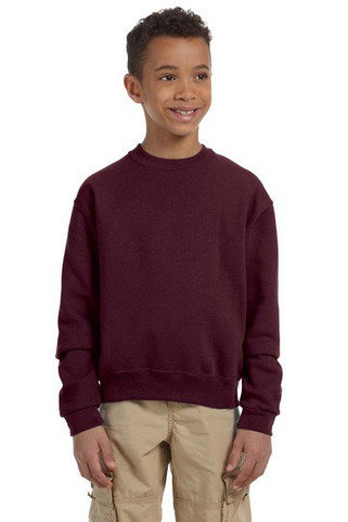 Jerzees 562B - Youth 8 oz., 50/50 NuBlend® Fleece Crew