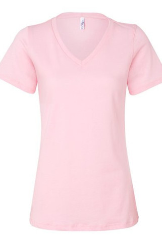 Bella+Canvas 6405 - T-shirt col en V à manches courtes Missy Jersey