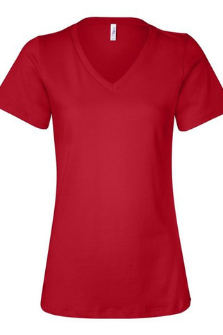 Bella+Canvas 6405 - T-shirt col en V à manches courtes Missy Jersey