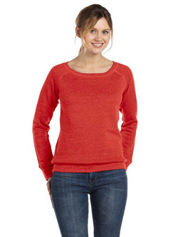 Bella+Canvas 7501 - Ladies Sponge Fleece Wide Neck Sweatshirt