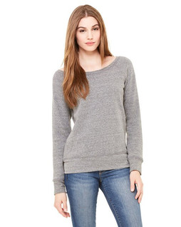 Bella+Canvas 7501 - Chandail à col large en polaire éponge pour femmes
