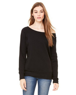 Bella+Canvas 7501 - Chandail à col large en polaire éponge pour femmes