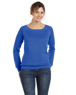 Bella+Canvas 7501 - Chandail à col large en polaire éponge pour femmes