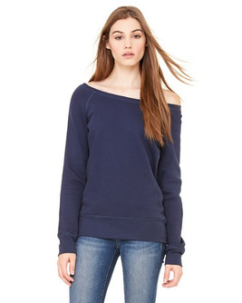 Bella+Canvas 7501 - Chandail à col large en polaire éponge pour femmes