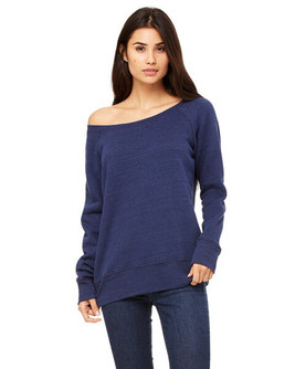 Bella+Canvas 7501 - Ladies Sponge Fleece Wide Neck Sweatshirt