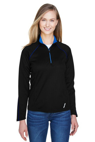 Ash City North End 78187 - Radar Ladies Half-Zip Performance Long Sleeve Top