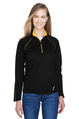 Ash City North End 78187 - Radar Ladies' Half-Zip Performance Long Sleeve Top